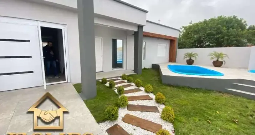 BELA CASA COM TERRENO INTEIRO E PISCINA  NO CENTRO DE IMBÉ