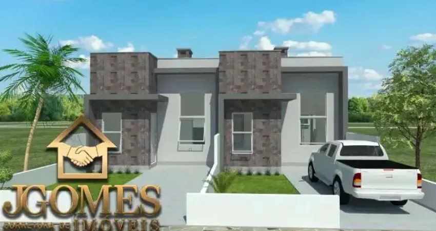 Linda casa nunca habitada com dois dormitórios em nova tramandaí