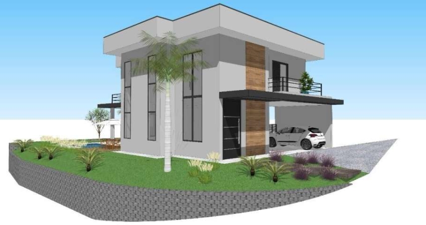 Casa em construção em condomínio de Valinhos/SP