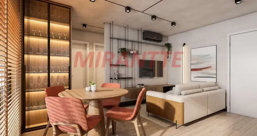 Apartamento de 51m² com 2 quartos em Água Fria