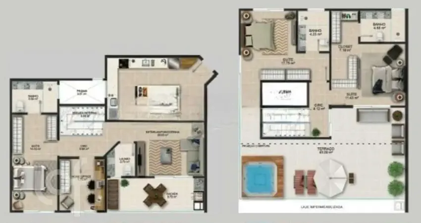 Apartamento à venda em Coqueiros com 200 m², 3 qua