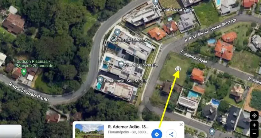 Terreno à venda na Rua Professor Salvio Guilhon Gonzaga, 1, João Paulo, Florianópolis