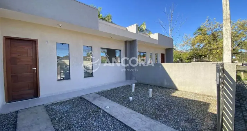 Casa nova com 02 quartos a venda ao lado do riviera santa maria no centro de itapoá/sc