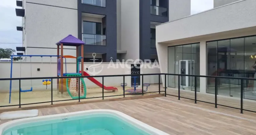 Apartamentos com 02 quartos em condomínio com piscina e salão de festas no centro de itapoá/sc