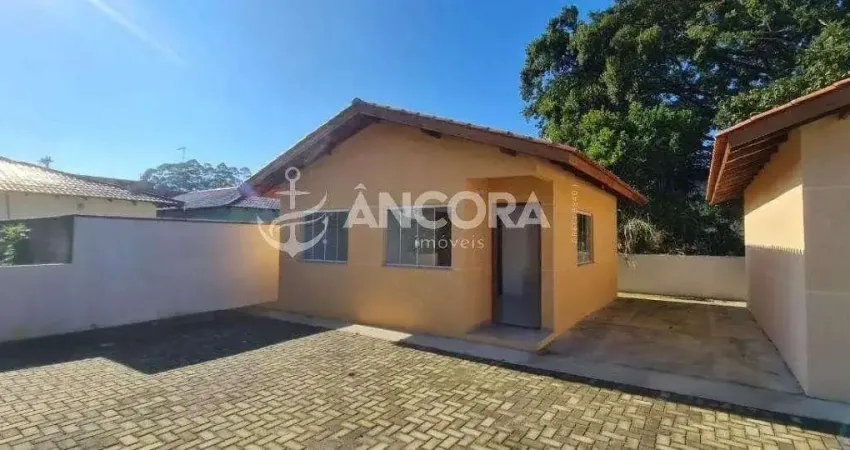 Casa com 02 quartos a poucos metros do mar onde passa o alargamento da orla em itapoá/sc por apenas r$ 210.000,00