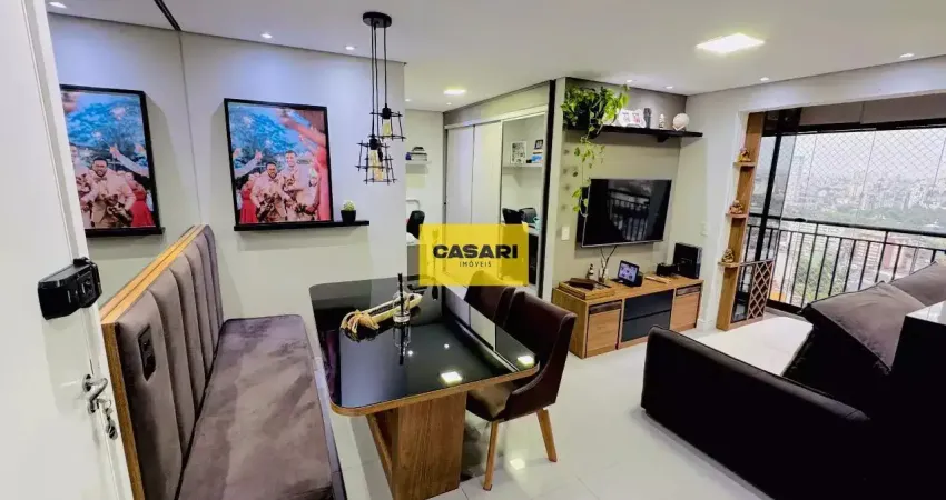 Apartamento à venda no bairro vila euclides – são bernardo do campo | 1 quarto, 1 vaga e armários planejados