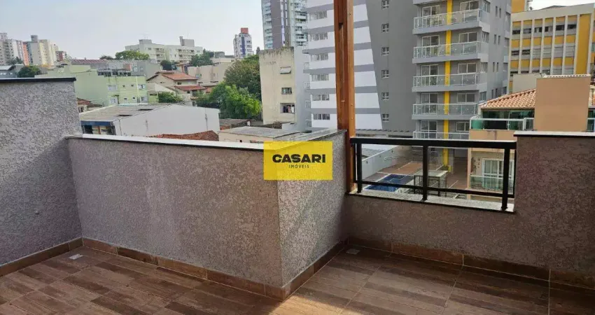 Cobertura à venda no bairro vila bastos– santo andré | 2 suítes, 2 vagas em prédio com elevador