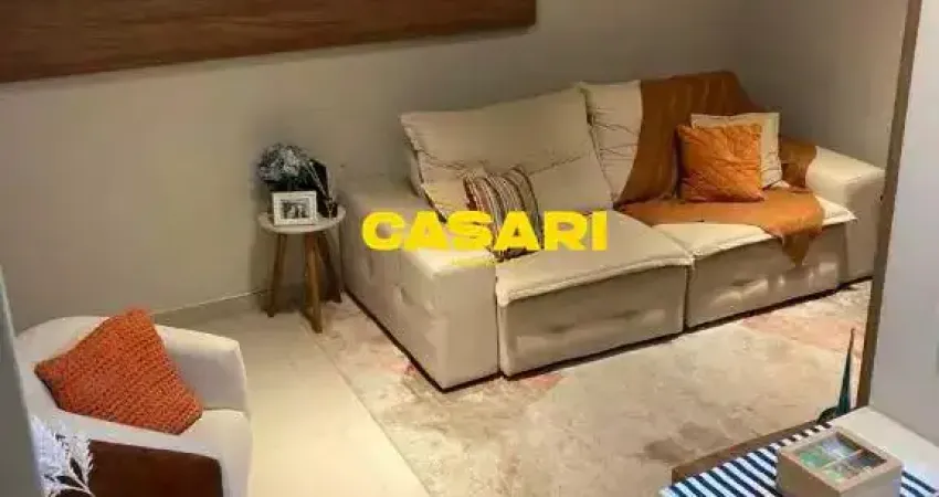 Cobertura porteira fechada à venda no bairro vila scarpelli– santo andré | 2 quartos, 1 vaga e churrasqueira