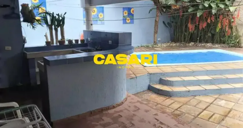Casa à venda 3 quartos com 1 suíte - piscina - vila eldízia - santo andré/sp