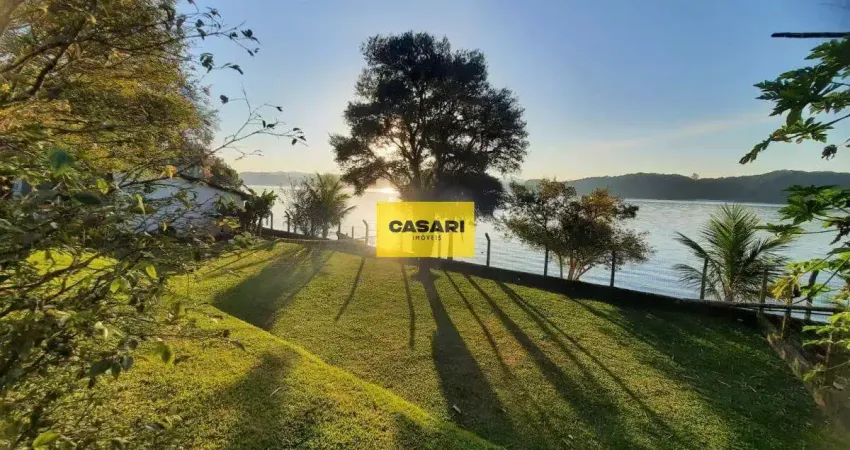 Chácara rara com frente para represa no condomínio anchieta – km 38,5 da rod. índio tibiriçá, santo andré