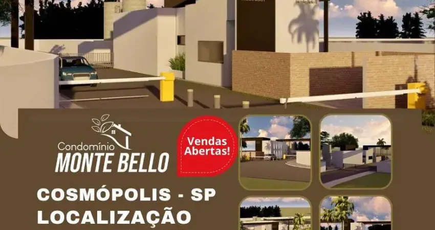 Terreno em condomínio fechado à venda no Jardim Primavera, Cosmópolis 