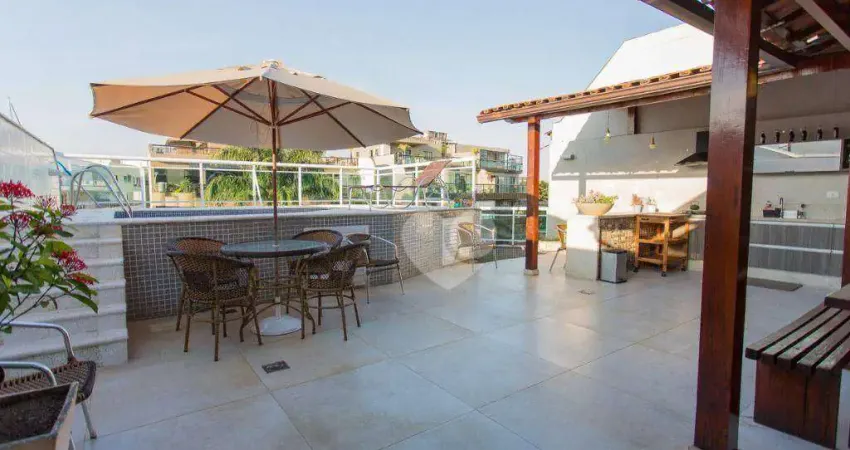 Cobertura com 4 quartos à venda, 145 m² por R$ 1.500.000 - Recreio dos Bandeirantes - Rio de Janeiro/RJ