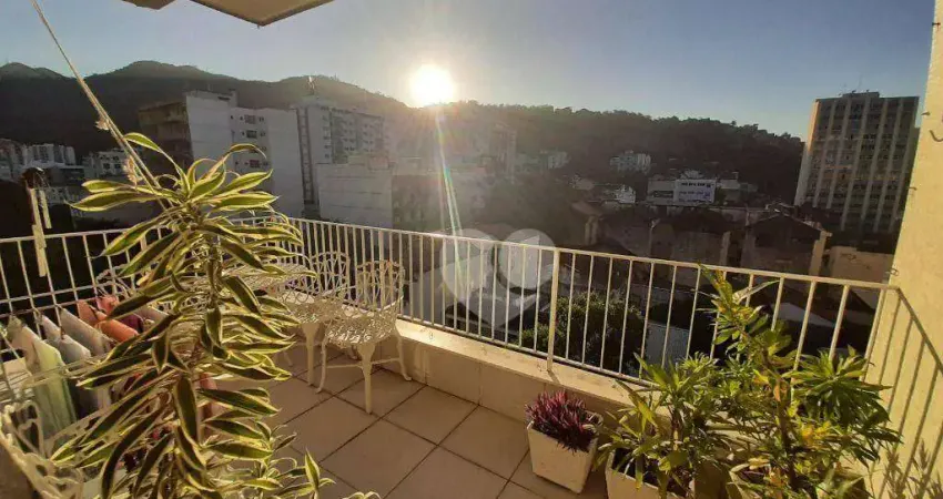 Cobertura com 3 quartos terraço piscina  à venda, 144 m² por R$ 640.000 - Grajaú - Rio de Janeiro/RJ