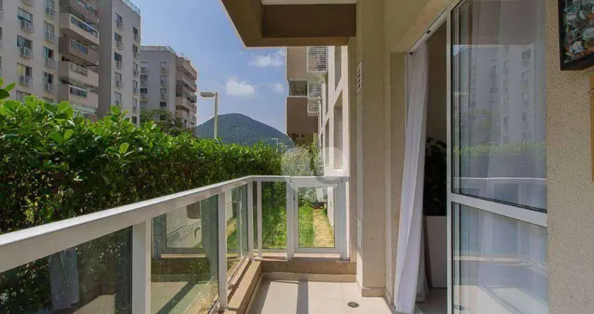 Apartamento garden com 2 quartos à venda, 66 m² por r$ 550.000 - recreio dos bandeirantes - rio de janeiro/rj