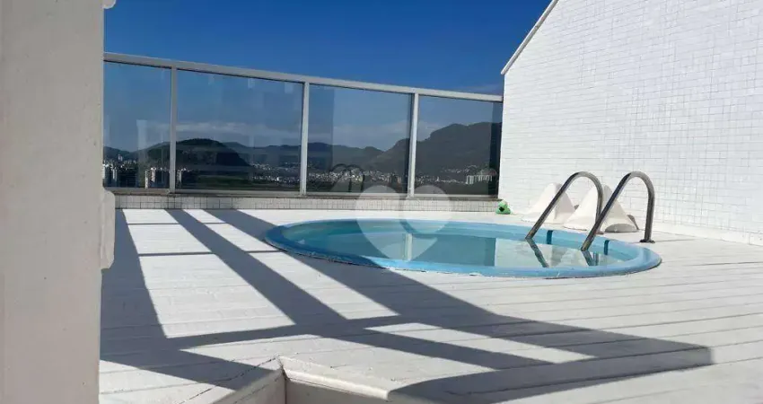 Cobertura com 3 quartos à venda, 251 m² por r$ 2.300.000 - barra da tijuca - rio de janeiro/rj