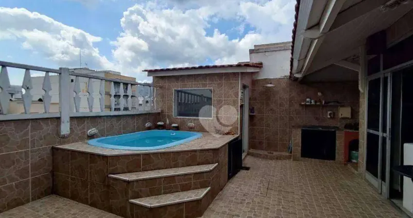 Cobertura com 3 quartos à venda, 80 m² por r$ 990.000 - tijuca - rio de janeiro/rj