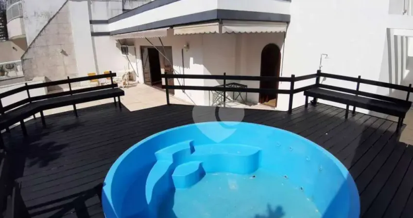 Cobertura linear com 3 quartos à venda, 318 m² por r$ 2.600.000 - jardim oceânico - rio de janeiro/rj