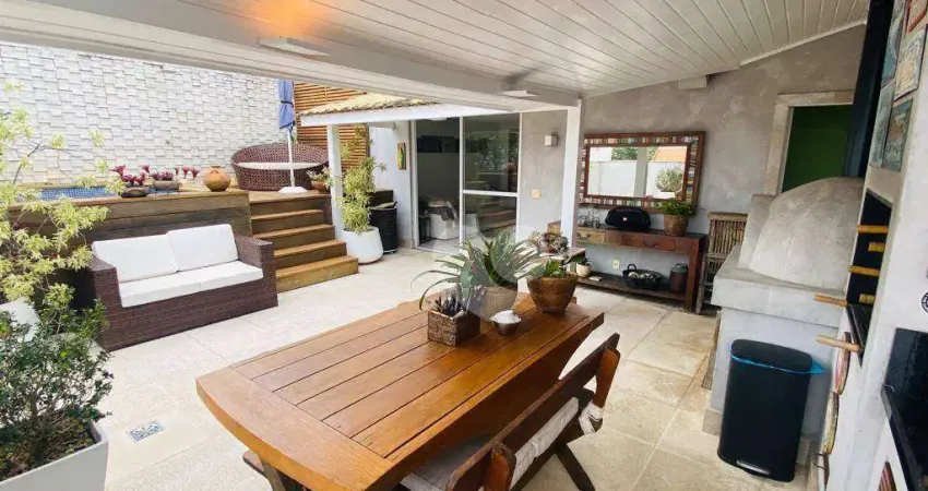 Cobertura com 4 quartos à venda , 320 m² por r$ 2.300.000, - recreio dos bandeirantes - rj