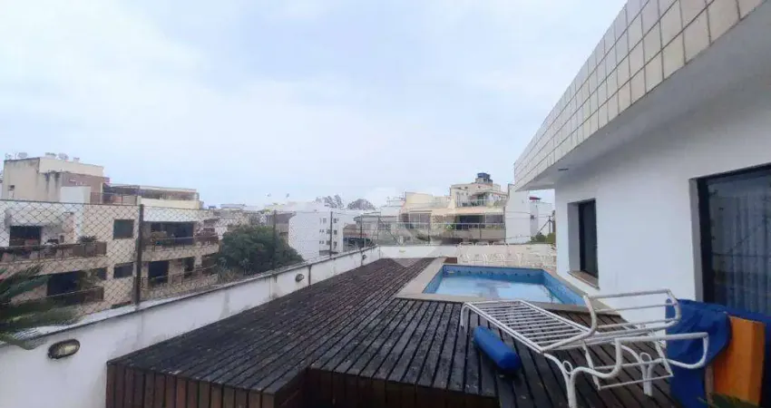 Cobertura linear 4 quartos - tipo casa- à venda - rua professor nehemias gueiros- recreio dos bandeirantes- rio de janeiro