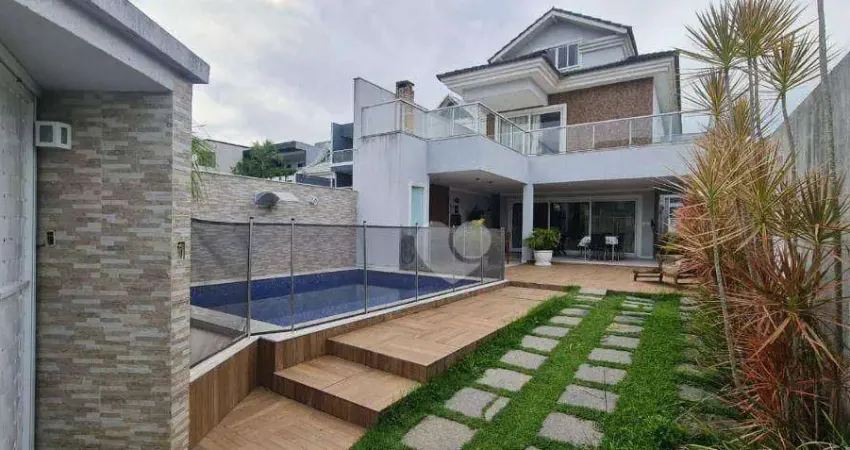 Casa com 6 dormitórios à venda, 484 m² por r$ 3.595.000,00 - recreio dos bandeirantes - rio de janeiro/rj
