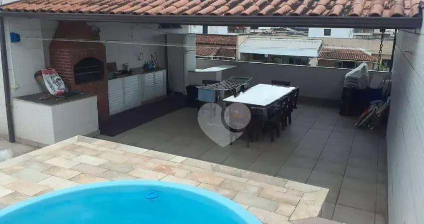 Cobertura duplex com 4 suítes, 5 vagas,  à venda, 353 m² por R$ 1.340.000 - Recreio dos Bandeirantes - Rio de Janeiro/RJ