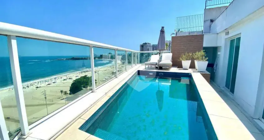 Cobertura com 4 dormitórios à venda, 531 m² por r$ 24.000.000,00 - copacabana - rio de janeiro/rj