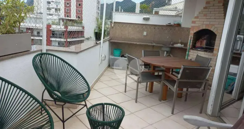 Cobertura com 3 dormitórios à venda, 162 m² por r$ 2.560.000,00 - lagoa - rio de janeiro/rj