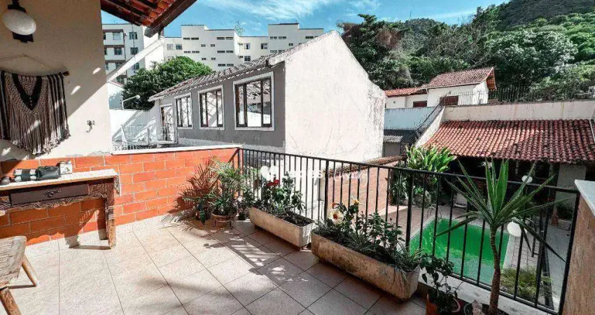 Casa com 6 dormitórios à venda, 574 m² por r$ 1.850.000,00 - grajaú - rio de janeiro/rj