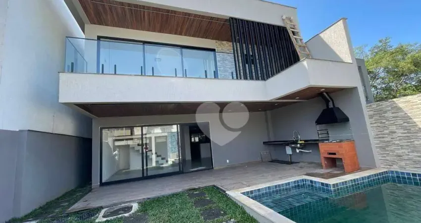 Casa com 4 quartos e 4 suítes à venda, 202 m² por r$ 1.590.000 - recreio dos bandeirantes - rio de janeiro/rj