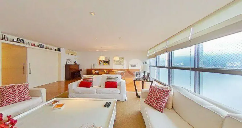 Apartamento com 5 dormitórios à venda, 262 m² por r$ 5.900.000,00 - lagoa - rio de janeiro/rj