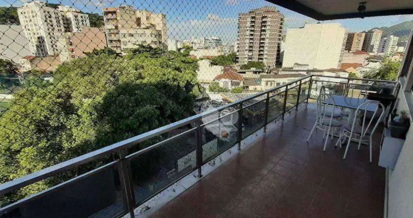 Apartamento com 3 dormitórios à venda, 120 m² por r$ 410.000,00 - grajaú - rio de janeiro/rj