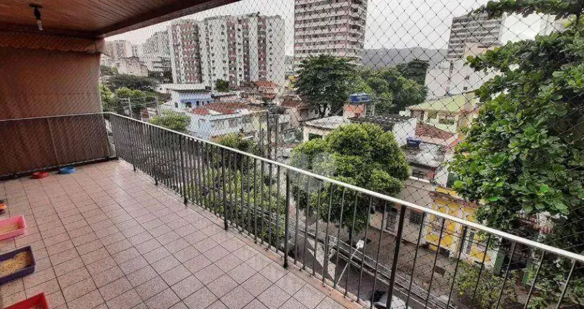 Grajaú, Alto padrão, 2 por andar, apt com 3qts com suíte, varandão e 2 vagas na escritura à venda, 105 m² por R$ 380.000 - Grajaú - Rio de Janeiro/RJ