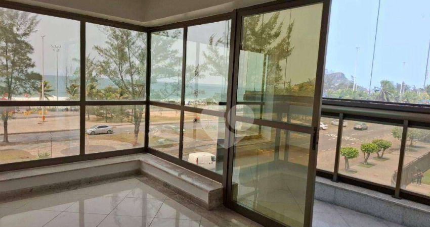 Apartamento um por andar, 4 quartos (2 suítes) m²r frontal mar 3.100.000 - Recreio dos Bandeirantes - Rio de Janeiro/RJ