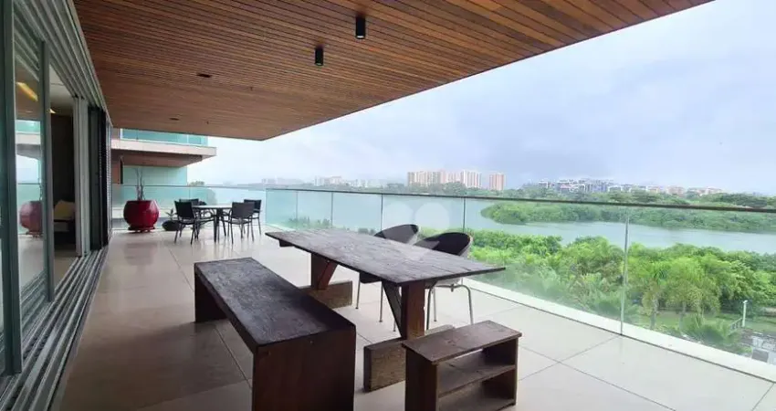 Apartamento com 1 quarto à venda, 130 m² por r$ 4.400.000 - barra da tijuca - rio de janeiro/rj