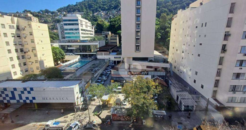 Excelente apartamento! 2 quartos , andar alto, indevassável, claro, arejado - em frente ao Hebraica - entrar e morar ! R$670 mil  - Laranjeiras - RJ