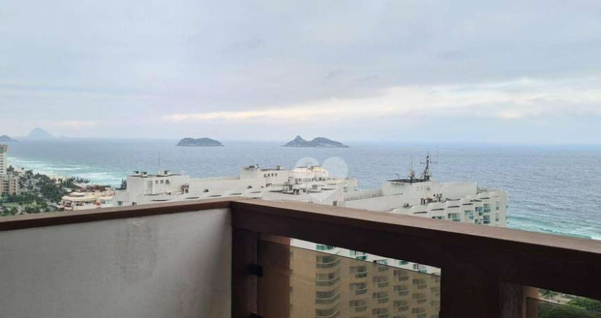 Apartamento na Lucio Costa, 1 quarto, andar alto com vista mar, na Avenida Lucio Costa, Barra da Tijuca/RJ