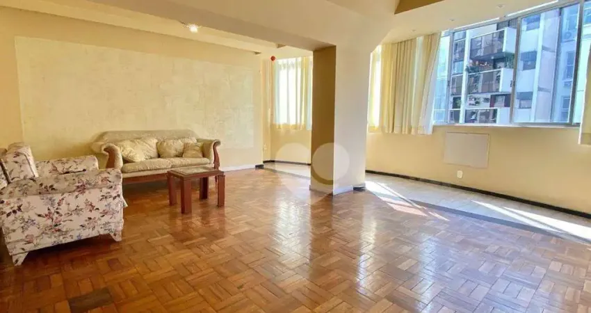 Apartamento com salão, 3 quartos e uma vaga à venda, 122 m² por R$ 1.100.000 - Copacabana