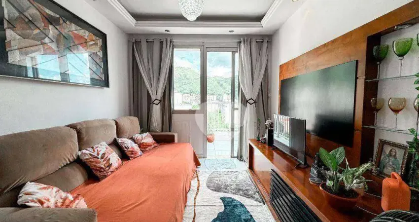 Apartamento com 2 quartos à venda, 72 m² por r$ 349.000 - grajaú - rio de janeiro/rj