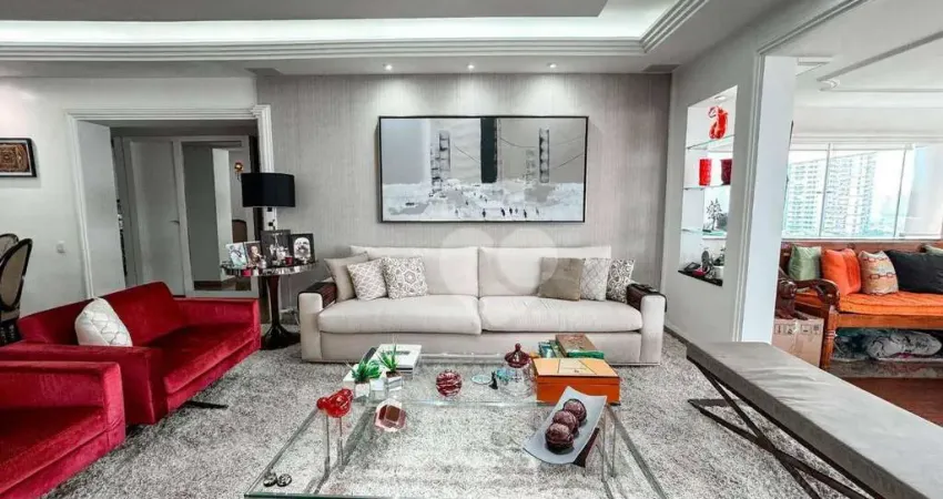 Luxuoso Apartamento Linear de 3 quartos, 230m² com Vista para a Praia no Prestigiado Atlântico Sul, Barra da Tijuca