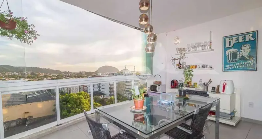 Cobertura com 3 quartos à venda, 172 m² por r$ 990.000 - freguesia de jacarepaguá - rio de janeiro/rj