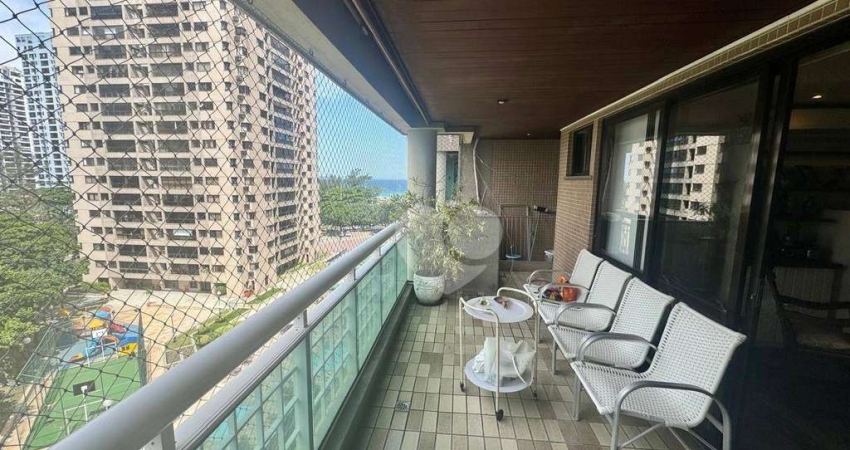 Alfa Barra Classic - Apartamento de 3 Quartos sendo 1 Suíte, ótima posição tendo Vista Mar e Vista Lagoa. Barra da Tijuca/RJ.