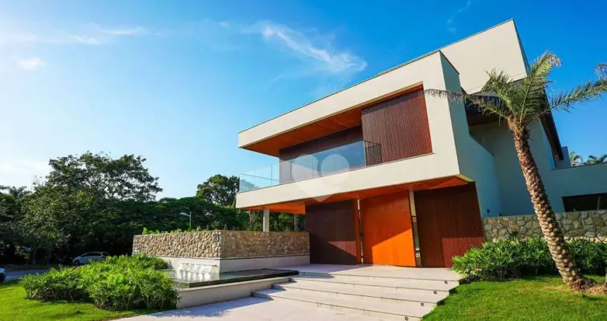 Mansão contemporânea com 5 suítes à venda, 1170 m² por r$ 19.900.000 - barra da tijuca - rio de janeiro/rj