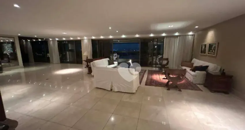 Apartamento com 4 suítes para alugar, 414 m² por R$ 24.155/mês - Barra da Tijuca - Rio de Janeiro/RJ