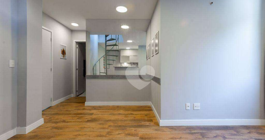 Cobertura 2 Quartos com 80m duplex totalmente Reformada