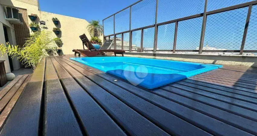 Cobertura com 3 quartos à venda, 232 m² por r$ 1.700.000 - recreio dos bandeirantes - rio de janeiro/rj