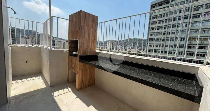 Cobertura com 2 quartos churrasqueira terraço à venda, 100 m² por R$ 460.000 - Grajaú - Rio de Janeiro/RJ