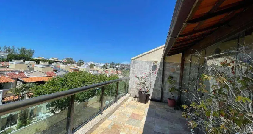 Cobertura com 3 quartos à venda, 177 m² por r$ 980.000- recreio dos bandeirantes - rio de janeiro/rj