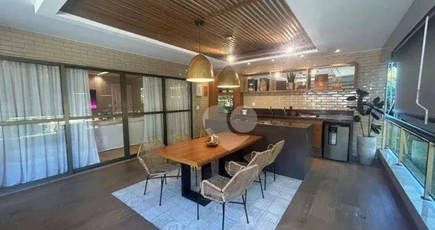 Apartamento com 3 quartos (2 suítes) à venda, 193 m² por r$ 1.360.000 - recreio dos bandeirantes - rio de janeiro/rj