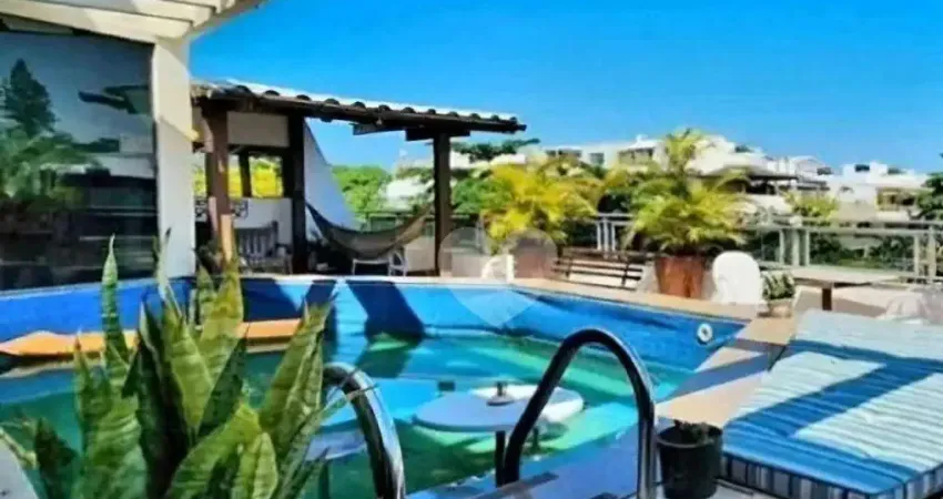 Cobertura com 3 quartos à venda, 303 m² por r$ 2.850.000 - jardim oceânico - rio de janeiro/rj