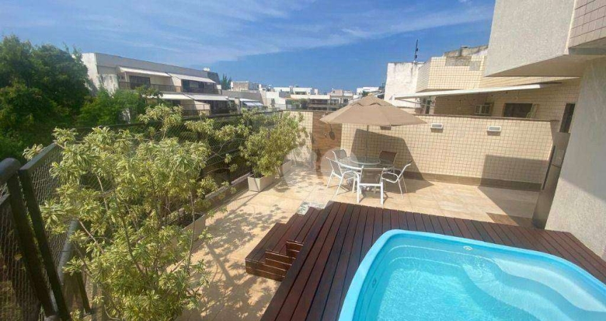 Cobertura com 3 quartos à venda, 203 m² por R$ 1.290.000 - Recreio dos Bandeirantes - Rio de Janeiro/RJ